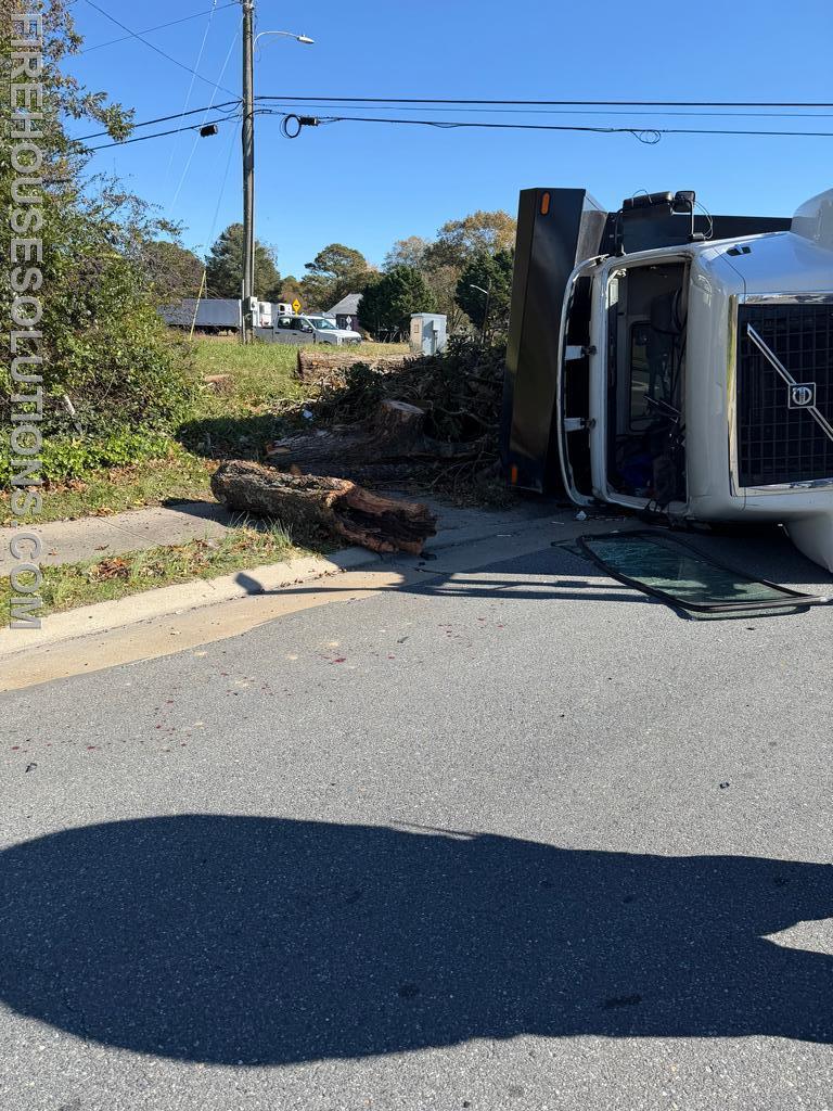 Logging Fire Rescue Logging Truck Roll Over - Melfa - Melfa Volunteer Fire & Rescue Co, Inc.